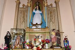48 Virgen del Milagro, Virgen de Urkupina, San Rafael On Side Altar In Catedral Nuestra Senora del Rosario In Cafayate South Of Salta.jpg